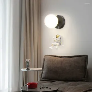 Wall Lamp LED Sing Ball Modern Children's Decorative Dedroom Dedside Living Room Bathroom Apartment Lighting