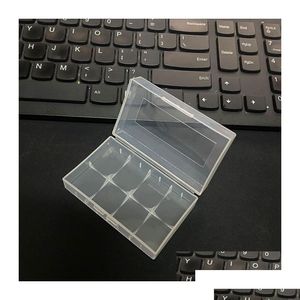 Battery Storage Boxes 20700 21700 Portable Plastic Case Box Safety Holder Container Clear Pack Batteries For Lithium Ion Charger Mec Dh5Qd