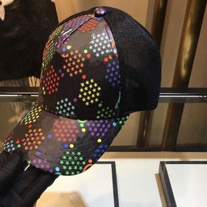 고품질 면화 야구 모자 남성 클래식 디자이너 스타 인쇄 볼 캡 여름 여자 태양 모자 야외 조절 가능한 SNA155V