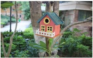 bird house Wood Bird House Bird Cage Garden Decoration Spring Products1256696