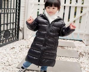 Children039s Lightweight Down Jacket Thicken Boys and Girls Long Knee Jacket Baby Coat Clothes8225593