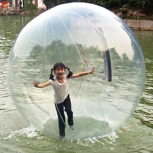 Бесплатная доставка, для активного отдыха, диаметр 2 м, шар из чистой воды, водные развлечения, танцевальная сфера, прозрачный шар