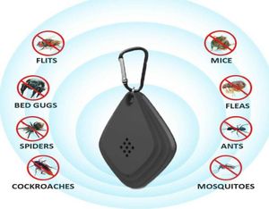 ポータブルUSB Electronic Mosquito Repeller Keychain Ultra Mosquito Killer Fly Insect Bug Spider Pest Repellent for Home Outdoo36140768402323