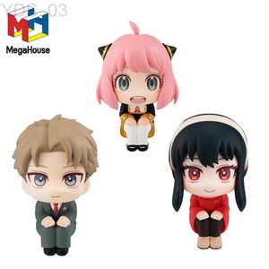 Anime Manga MegaHouse Genuine Look Up SPY FAMILY Anime Figura Anya Yor Loid Forger Twilight Action Figure Brinquedos para meninos Meninas Crianças Presente YQ240315