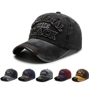 Novo boné de beisebol angustiado masculino viseira curva snapback chapéu para mulher casquette femme carta bordado gorras ossos masculino j1225270j