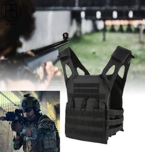 Colete tático de alta qualidade preto dos homens caça colete campo batalha airsoft molle combate assalto placa transportadora9320738