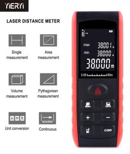 YIERYI Handheld Digita Laser distance meter Laser Rangefinder ruler Distance Measuring Device 40m 60m 80 100m T2006036550266