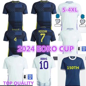 2024 2025 Skottland Hem Bov Soccer Jerseys Special Edition McGinn Tierney Mctominay Football Shirt 24 25 Christie McGregor Kids Kit Robertson