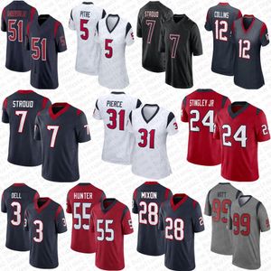 CJ Stroud Will Anderson Jr Football Jersey Tank Dell 55 Danielle Hunter Joe Mixon Dameon Pierce Jalen Pitre Laremy Tunsil Nico Collins Dalton Schultz Ka'imi Fairbairn