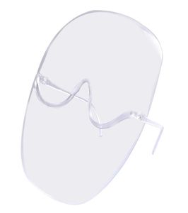 Extended PC transparent full face protective space mask plastic riding Vue shield1722388