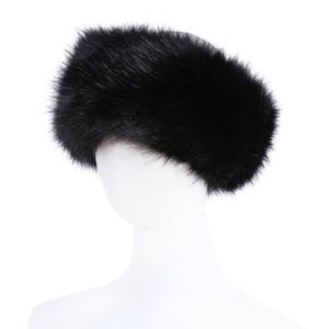 10 renk kadın sahte kürk bandı lüks ayarlanabilir kış sıcak siyah beyaz doğa kızlar kürk kulaklık kulaklık şapkaları kadınlar için295d