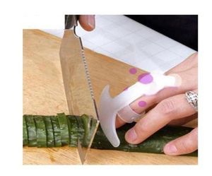50 pz Dito Protezione per le mani Protezione Coltello da cucina Chop Tagli utili Protezione per le verdure Protezione per le mani Confezione al dettaglio1890777