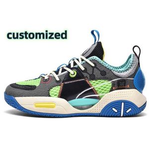 Non Brand High Quality Custom Chunky Sneakers for Men Summer Gym Running Basketball Shoes with Anti-Slip Soft Sole Sports Shoes