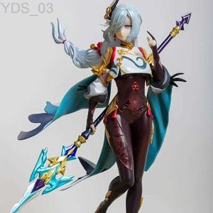 Anime Manga Genshin Impact Game 30cm Shen He Statue Anime Action Figures Model Beauty Doll Box Decoration Color Box Packaging Gifts YQ240315