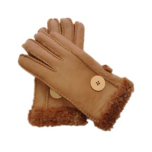 2018 Nova Mulher Luvas de Lã Elegante e Elegante Luvas Quentes À Prova de Vento Antize Gloves305g