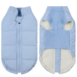 Winter Dog Clothes For Small Dog Warm Pet Dog Coat Jacket Windproof Padded Clothes Puppy Outfit Vest Yorkie Chihuahua Clothing 240307