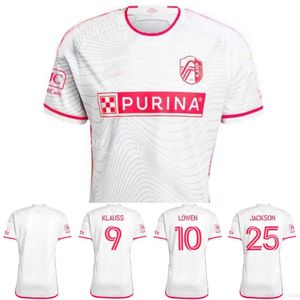 24 25 Soccer St. L Ouis 10 Eduard Lowen Jersey 9 Joao Klauss 16 Samuel Adeniran 19 Indiana Vassilev 14 Tomas Totland 4 Joakim Nilsson Football Shirt Kits shengluyisi