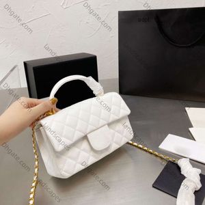 Designer-Handtasche, Schultertasche, Kettentasche, Clutch, Klappe, Tragetaschen, Geldbörse, kariertes Veloursgarn, doppelte Buchstaben, solide Haspe, Taille, quadratischer Streifen, Damen-Luxus