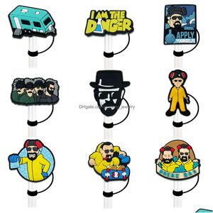 Drinking Sts Breaking Bad Movie Film Sile St Toppers Accessories Er Charms Reusable Splash Proof Dust Plug Decorative 8Mm/10Mm Drop De Otkzf