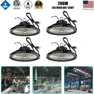 Ovni conduziu a luz alta da baía 240w 200w 150w conduziu luzes da loja lâmpada highbay armazém industrial luminárias ufo etl 5000k