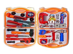 수리 도구 장난감 어린이 시뮬레이션 소년 도구 상자 세트 플레이 하우스 쇼 무작위 컬러 5206326