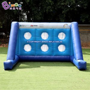 atacado 4x2.5x2.5mH (13.2x8.2x8.2ft) Altura Publicidade Inflável Gol de Futebol Adulto Crianças Brinquedo de Futebol Para Tiro Com Ventilador de Ar Brinquedos Esportes