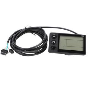 Computadores para bicicleta elétrica 886 painel de exibição LCD à prova d'água 48V com guiador de 225 mm9866477