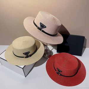 Designer Bucket Straw Hat Women Designer Outdoor Summer Caps Hats Womens Fitted Triangle Baseball Classic Fashion Cap 8NXY KRSF