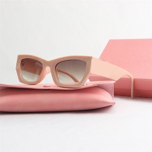 モダンファッションデザイナーサングラス女性マルチカラーMIUサングラスマンレター偏光UV 400 Travel Occhiali Da Sole Trendy Glasse New HG128 H4