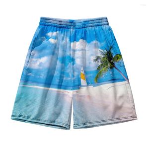 Shorts maschile Hawaiian Beach and Women's Clothing 3D Digital Printing Casual Fashion Trend Coppia Pantaloni