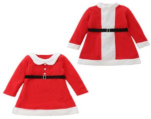 キッズ服の女の子のクリスマスドレス子供クリスマスサンタクロースプリンセスドレス春秋のファッションブティックベビー服Z40113536582