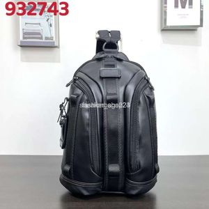 Дизайнерская сумка Tumiis rackpack Mens Business Travel Back Pack Кожа большая мощность мужская грудная грудь многофункциональная повседневная 932743 TVQP