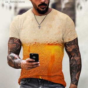 Erkek Tişörtler BR Baskı Mens T-Shirt Üstler 2022 3D Moda Kişiselleştirilmiş Kısa Slve Gömlek O Boyun Büyük Boyutlu Mens Giyim Külot TS 6XL Y240315