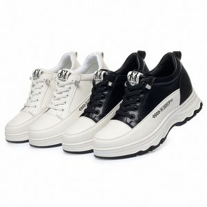 2024 Nya mjuka läder Little White Shoes Women's Sports and Casual Shoes Soft Sole Spring and Autumn Leather Shoes Y6sw#