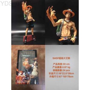 Anime manga peryferyjne anime jednoczęściowy port Portgasd Ace Ace Luffy Standing Statue PVC Figury Figurka Kolekcja Model zabawki YQ240315