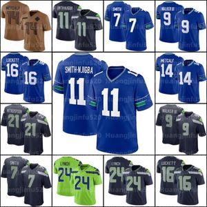 DK Metcalf Jaxon Smith-Njigba Fußballtrikot Devon Witherspoon Kenneth Walker Geno Smith Tariq Woolen Tyler Lockett Bobby Wagner Marshawn Lynch Largent