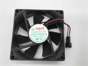 ÜCRETSİZ Nakliye Yeni TD8020LS DC12V 0.08A 80 * 20mm Sessiz 8cm Buzdolabı Su Dağıtıcı Fan