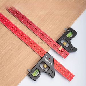 Gauges Heavy Duty High-precision Woodworking Stainless Steel Multifunction Combined Angle Ruler 30/40cm Long Movable Angle Ruler 240307