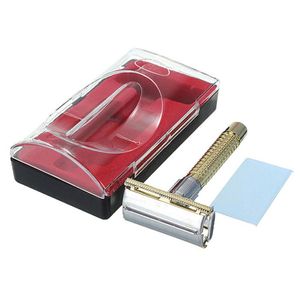 Men039S Safety Handheld Razors Manual Shaver Double Edge Safe Razor Box1514321