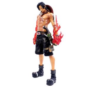 Figury zabawki akcji 26 cm Rysunek akcji DX10. rocznica Fire Fist Escal D Ace Luffy Brother Toys Japan Anime Figurines Pvc M.