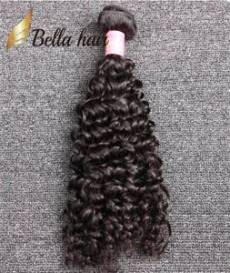 1pclot Peruvian Curly Human Hair Extensions Naturalny kolor Bundle 1026 cala 9a Bella Hair5610197