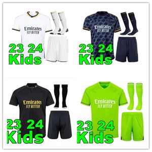 2023 24 VINI JR SOCCER JERSEYS BELLINGHAM FANS PLAYER VERSION SOCCER JERSEYS TCHOUAMENI Valverde Asensio Modric Real Madrid Men Kids Kits Football Shirt