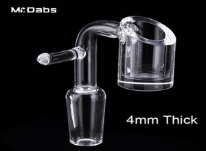 DHL Elétrico Quartz Prego Domeless Quartz Banger Enail 4mm de espessura ajuste 20mm bobina aquecedor clube E banger prego elétrico dab óleo rigs1659319