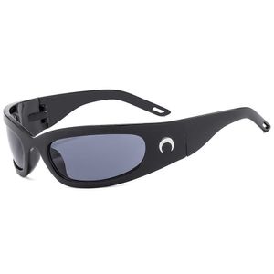 Новинка 2023 года, спортивные солнцезащитные очки Moon, очки в том же стиле, персонализированные солнцезащитные очки, женские Интернет-праздники, уличные съемки