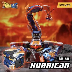 Anime Manga 52TOYS BEASTBOX BB-60 HURRICAN scorpion Deformazione Robot Conversione in Mecha e Cubo Action Figure Regalo da collezione YQ240315