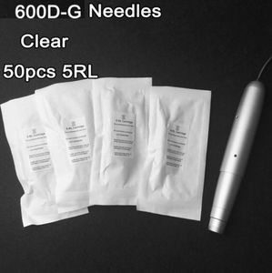 Pro 600DG 5RL Or 5RS Permanent Makeup needles 7mm Eyebrow Lip Needles For Nouveau Permanent makeup machine Pen1414176