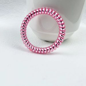 Hair Rubber Bands Ring Telephone Wire Cord Punk Coil Elastic Band Ties Rope Girls Headwear Accessories Scrunchies W6Xfx Gymsr Drop De Dhusa