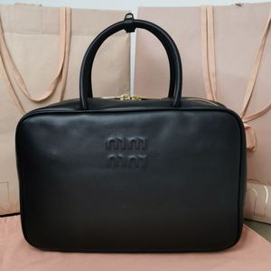 mimi läder topphandtag väska handtag matelasse bowling handväskor purses kvinnor mens designer plånböcker crossbody fyrkantig äkta läder tygkoppling rynka varumärke väskor