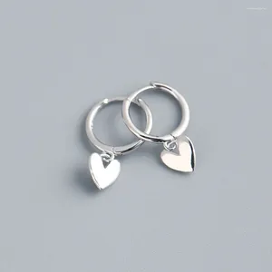 Hoop Earrings Trendy Silver Mini Heart For Women Girls Gold Plated Smiple Prevent Allergy Party Jewelry Accessories