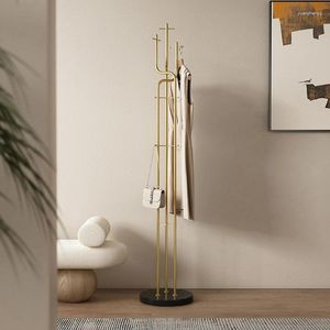 Hangers Light Luxury Hanger Brass Standing Modern Floor To Ceiling Bedroom Coat Room Living Clothes